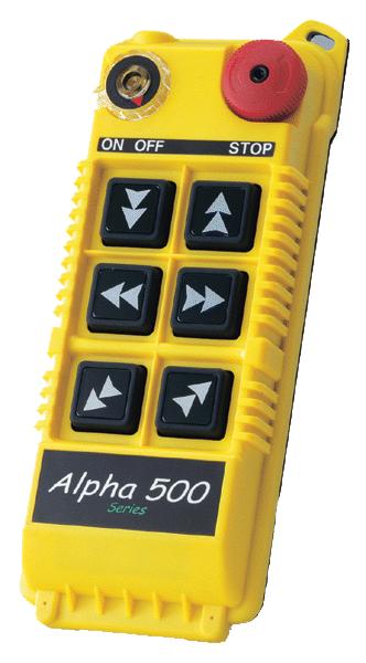 alpha560S Double-speed six-way remote control crane